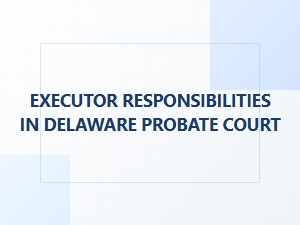 Executor Responsibilities in Delaware Probate Court